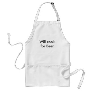 Will cook for Beer Standard Apron