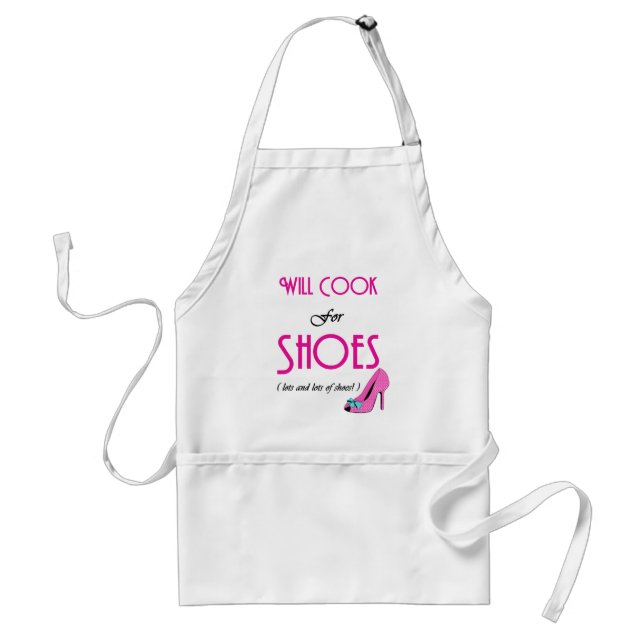 Will Cook For Shoes Standard Apron (Front)