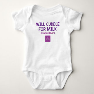 Will Cuddle for Milk Bodysuit - NWMMB