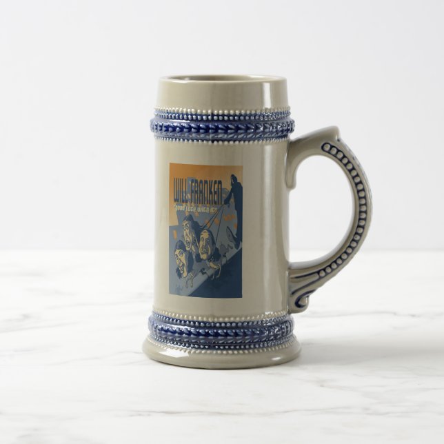 Will Franken Good Luck Beer Stein (Right)