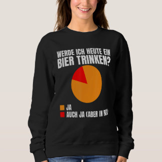 Will I have a beer today Yes or yes only in red 1 Sweatshirt