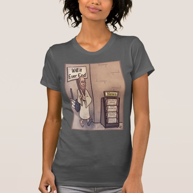 Will It Ever End Grey Women's T-Shirt (Front)