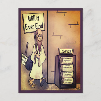 Will It Ever End Poster Postcard