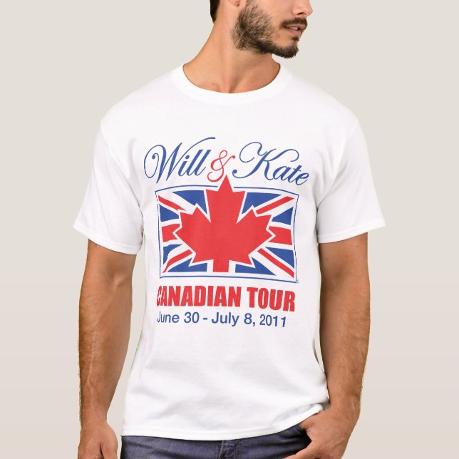 WILL & KATE CANADIAN TOUR T-Shirt (Front)