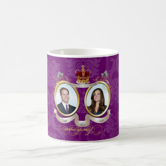 Will+Kate wedding, diy Colour!! Coffee Mug (Center)