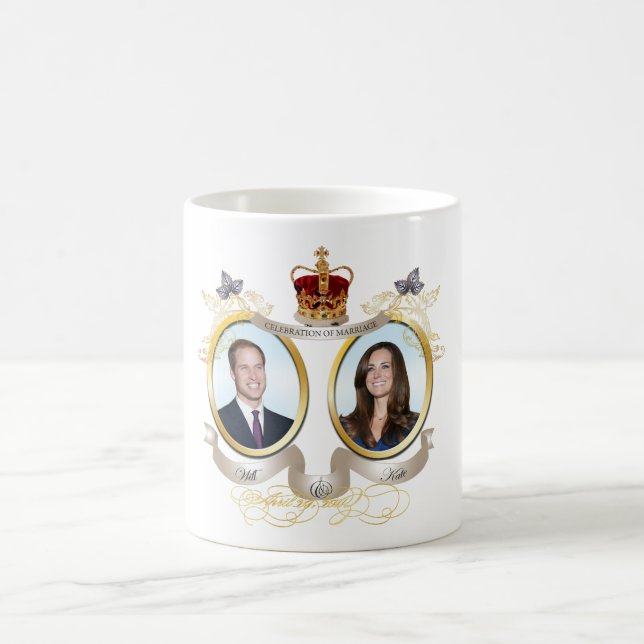 Will+Kate wedding, DIY colour!! Coffee Mug (Center)