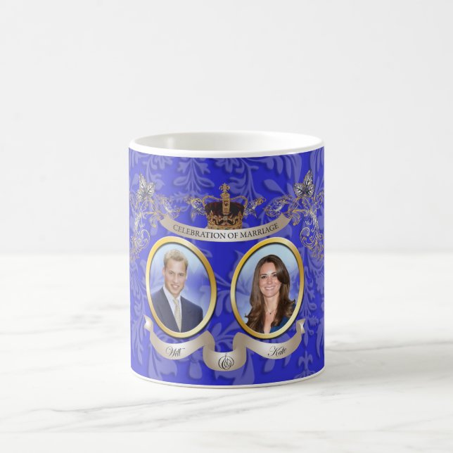 Will+Kate wedding Memorbilia mugs (Center)
