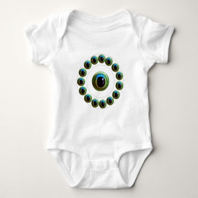 Will Kill Evil - Dragon's Eye Collection Baby Bodysuit (Front)