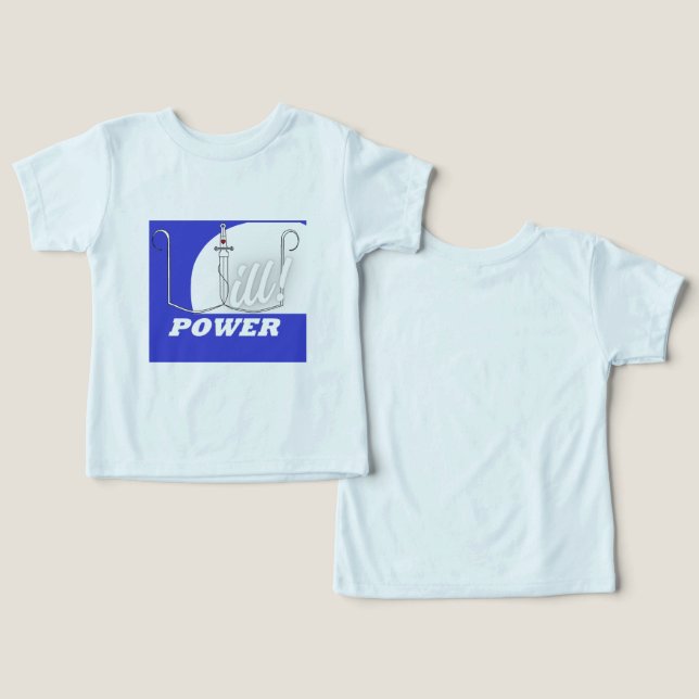 "Will Power" BLUE by Kriyas Collection (Design Front & Back)