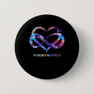 Will Remember For You Alzheimerheimer Awareness  6 Cm Round Badge