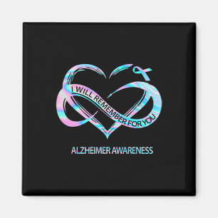Will Remember For You Alzheimerheimer Awareness Cu Magnet