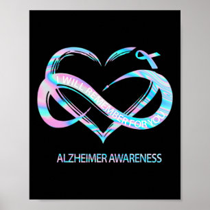 Will Remember For You Alzheimerheimer Awareness Cu Poster