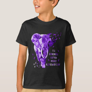 Will Remember For You World Alzheimerheimer Awaren T-Shirt