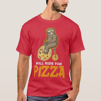 Will Ride For Pizza Premium 36085977 T-Shirt
