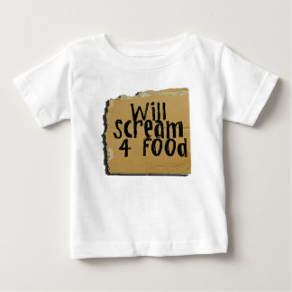 Will Scream 4 Food Baby T-Shirt
