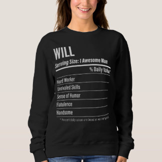 Will Serving Size Nutrition Label Calories Sweatshirt