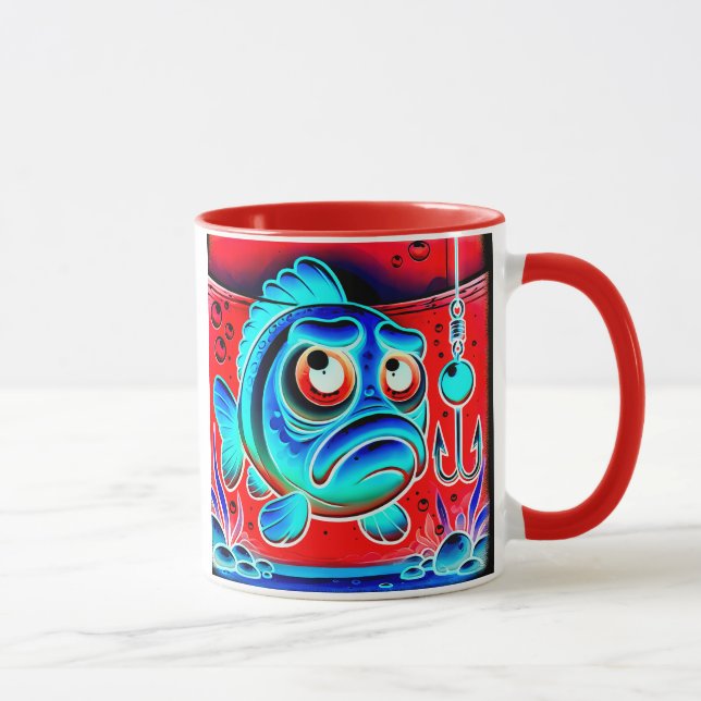 Will the fish bite the hook? mug (Right)