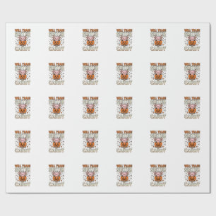 Will Trade Sister for Candy Axolotl Halloween Desi Wrapping Paper