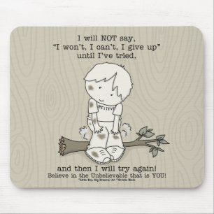 Will Try Again Mouse Pad