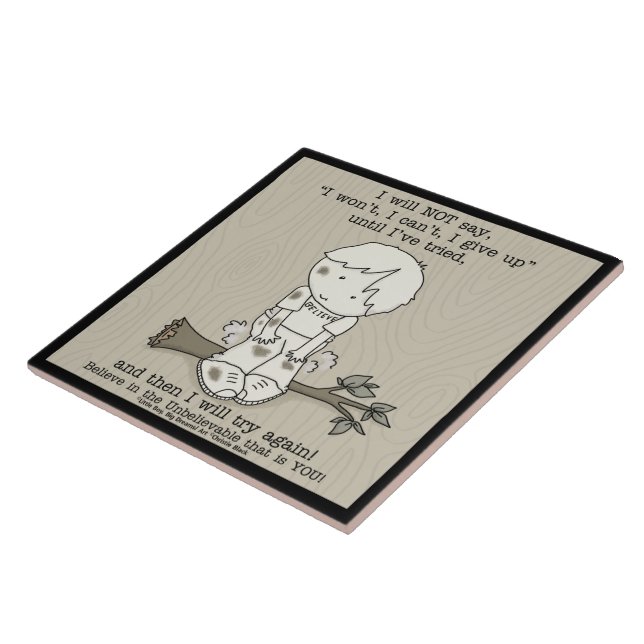 Will Try Again Tile (Side)