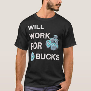 will work for v bucks  gamer youth  funny gamer  T-Shirt