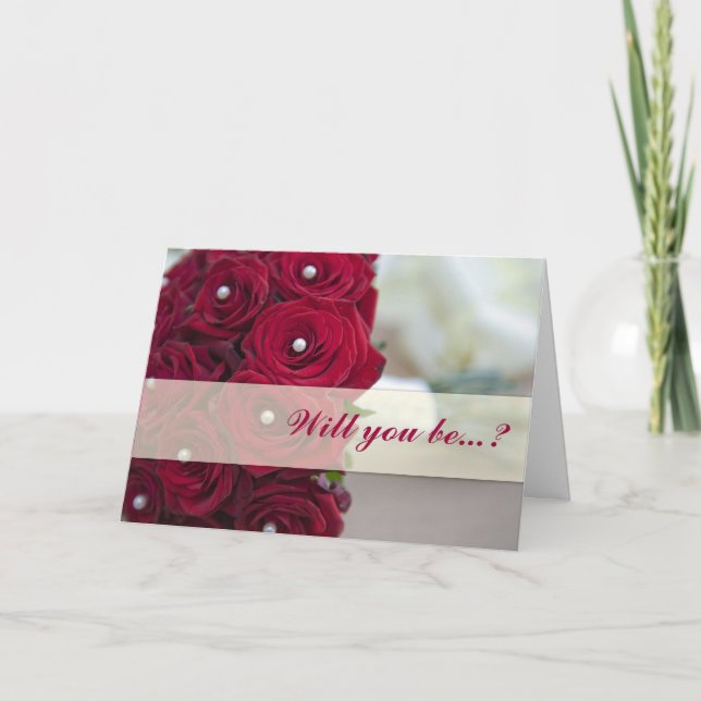 Will you be...? invitation (Front)