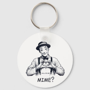 Will you be mime? key ring