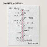 Will You Be Mine - Unique Love Declaration Reveal  Jigsaw Puzzle<br><div class="desc">Celebrate love and create unforgettable moments with our modern and minimalist typography jigsaw puzzle. This unique puzzle combines the art of puzzle-solving with heartfelt expressions of love, making it the perfect gift for new relationship confirmations or wedding proposals. Complete the jigsaw puzzle and then fill in the blanks of the...</div>