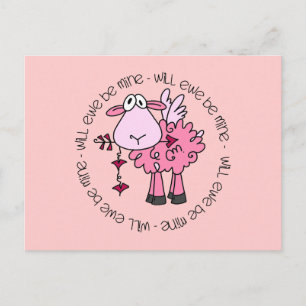 Will You Be Mine Valentine Holiday Postcard