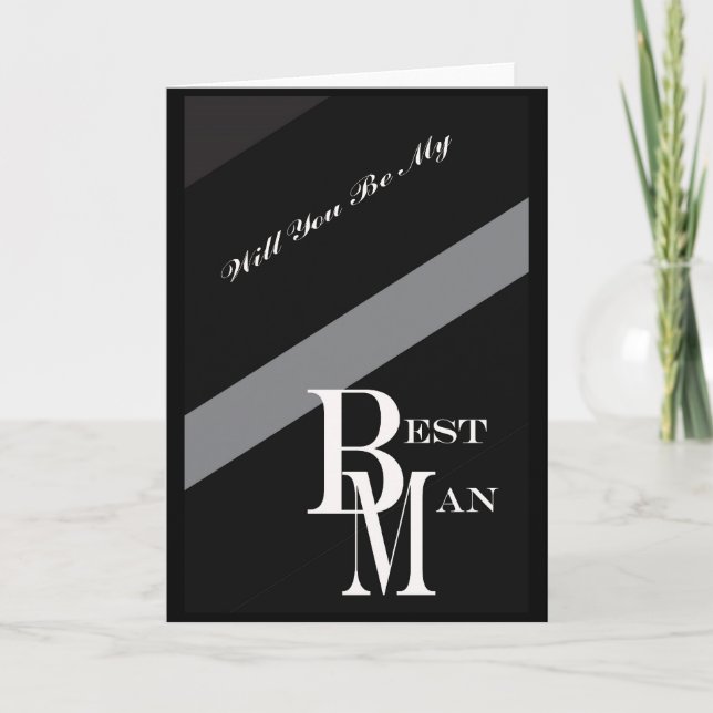 Will You Be My Best Man Card (Front)