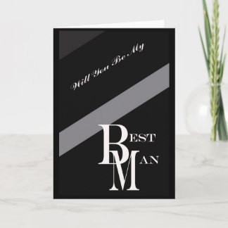 Will You Be My Best Man Card