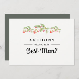 Will you be my Best Man? Custom Invitations