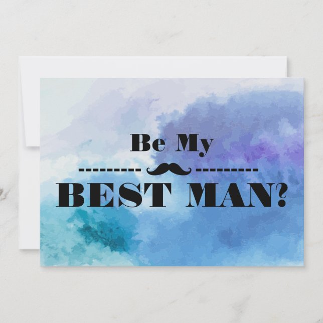 Will You Be My Best Man Invitation (Front)