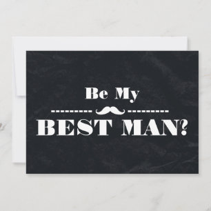 Will You Be My Best Man Invitation
