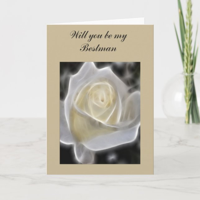 Will You Be My Bestman Card (Front)