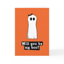 Will you be my boo Halloween Card