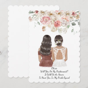 WILL YOU BE MY BRIDEMAID PROPOSAL INVITATION