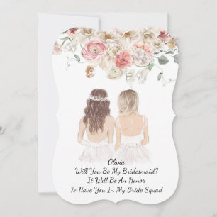 WILL YOU BE MY BRIDEMAID PROPOSAL SAVE THE DATE