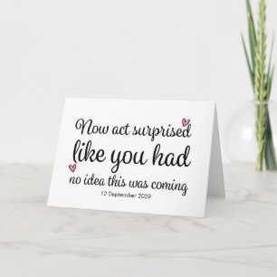 Will You Be My Bridesmaid Asking from Bride Card