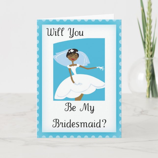 Will You Be My Bridesmaid Bridal Accessory Invitation (Front)