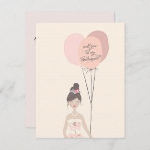 Will You Be My Bridesmaid?   Bridesmaid Card