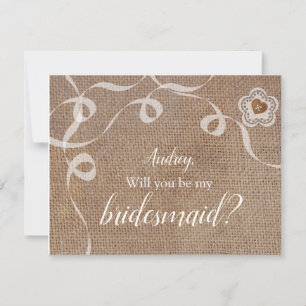 Will You Be My Bridesmaid Card