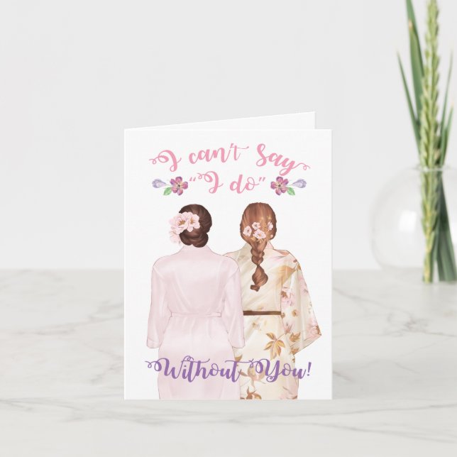 Will you be my Bridesmaid Card (Front)