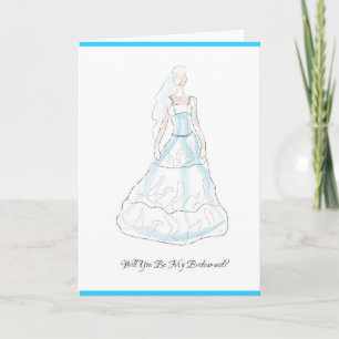 Will You Be My Bridesmaid Card