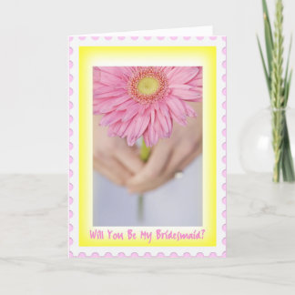 Will You Be My Bridesmaid Card