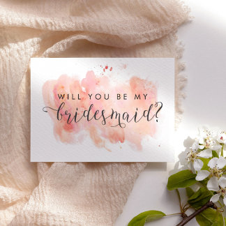 Will You Be My Bridesmaid Card