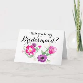 Will you be my Bridesmaid card