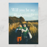 Will you be my bridesmaid? Card