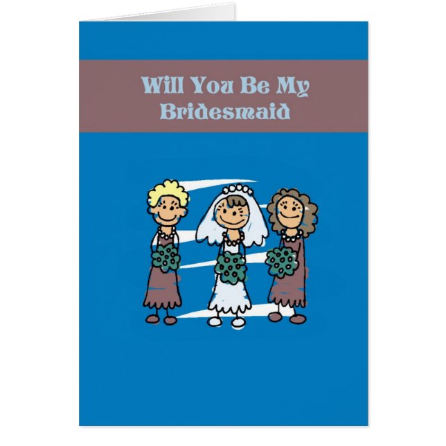Will You Be My Bridesmaid Card (Front)