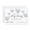 Will You Be My Bridesmaid Card - Fab Hearts